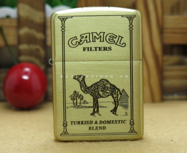 Bật lửa Zippo chính hãng đồng cổ điển CAMEL