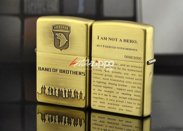 Bật lửa zippo đồng Band of Brothers Limited 3000