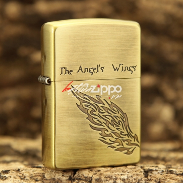 Bật lửa Zippo chính hãng đồng  phiên bản giới hạn cánh thiên thần