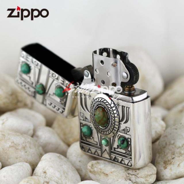 Bật lửa Zippo chính hãng  phiên bản Nhật họa tiết ngọc