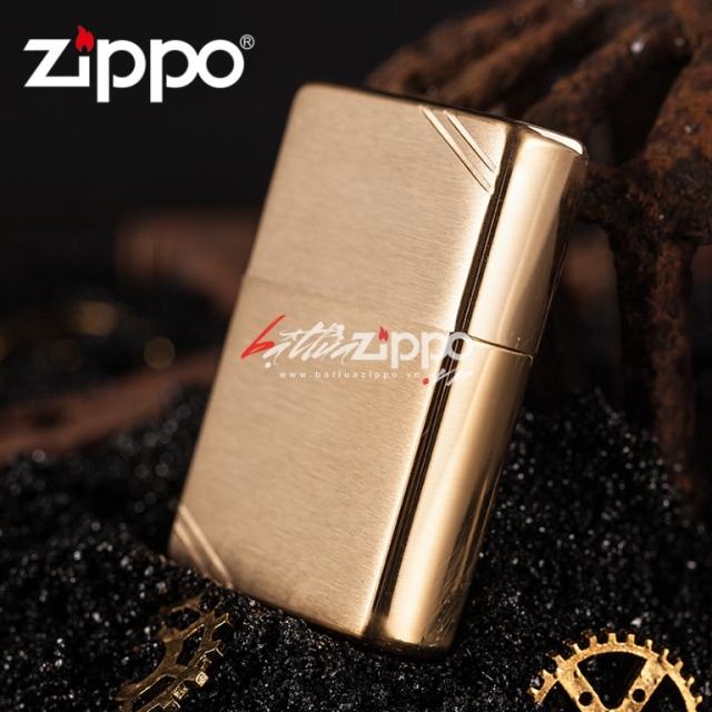 Bật lửa Zippo chính hãng vàng xước cổ điển 1937
