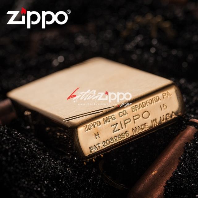 Bật lửa Zippo chính hãng vàng xước cổ điển 1937