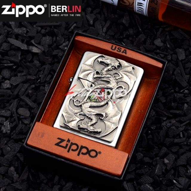Bật lửa Zippo chính hãng chạm khắc hình mắt rồng