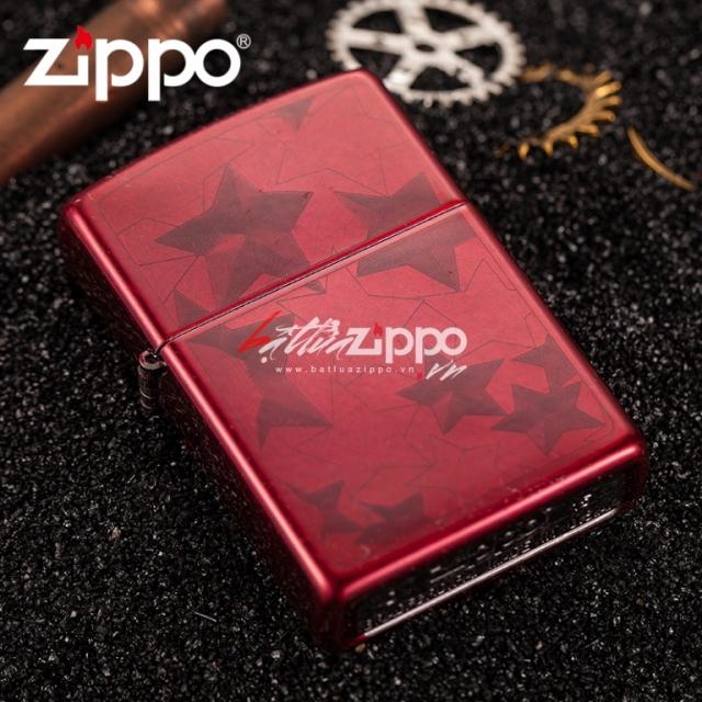 Bật lửa Zippo Classic Iced Stars phiên bản 2010