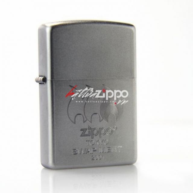 Bật lửa Zippo chính hãng bạc ngọn lửa Tokyo