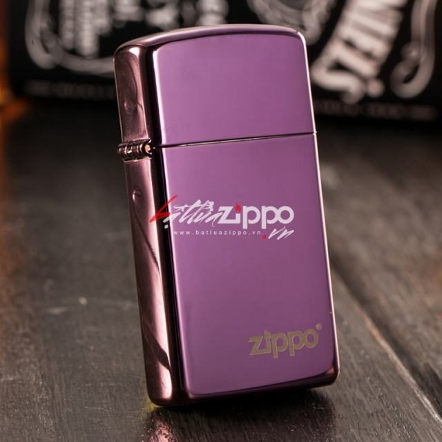 Bật lửa Zippo Chính hãng AuThenTic màu tím