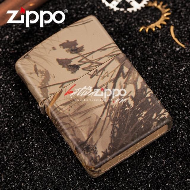 Bật lửa Zippo chính hãng họa tiết tranh sơn mài