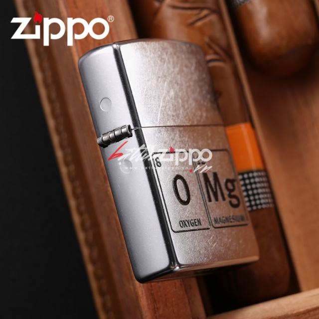 Bật lửa Zippo chính hãng khắc nhẹ công thức OMG