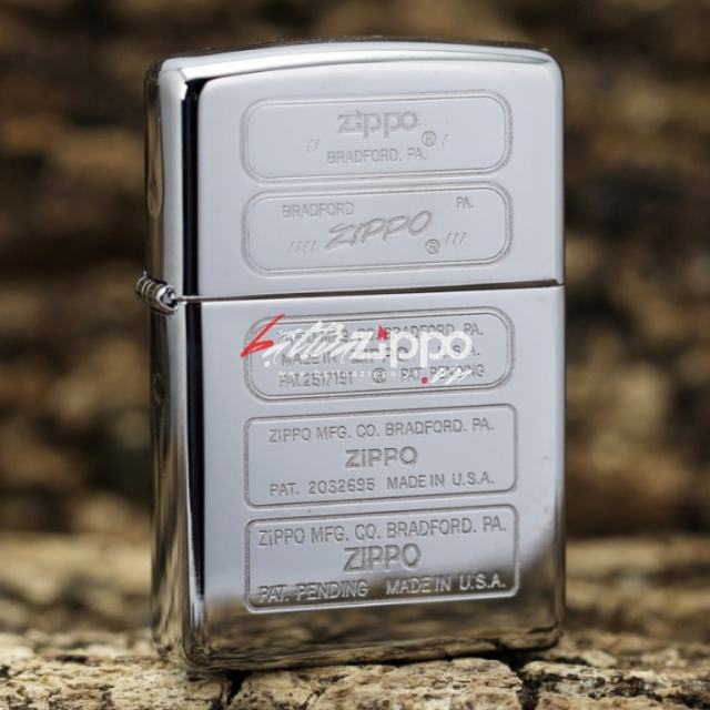 Bật lửa Zippo chính hãng 5 mộc đáy khắc chìm