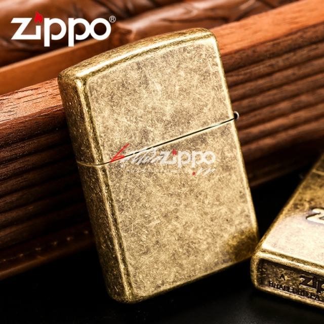 Bật lửa Zippo chính hãng đồng dập nổi chữ Zippo