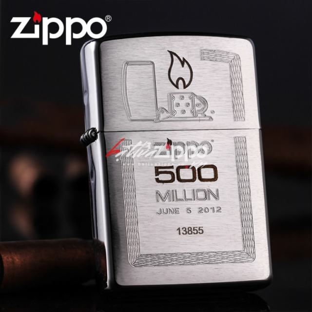 Bật lửa Zippo Mỹ kỷ niệm nhà máy đạt 500 mẫu