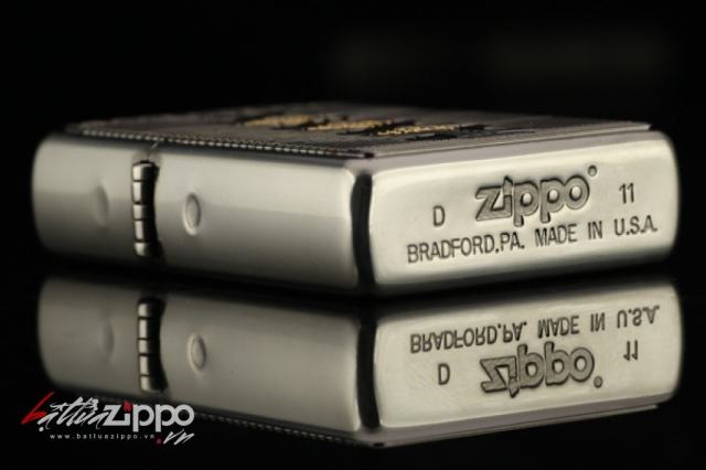 Bật lửa Zippo phiên bản bạc cổ Hàn Quốc