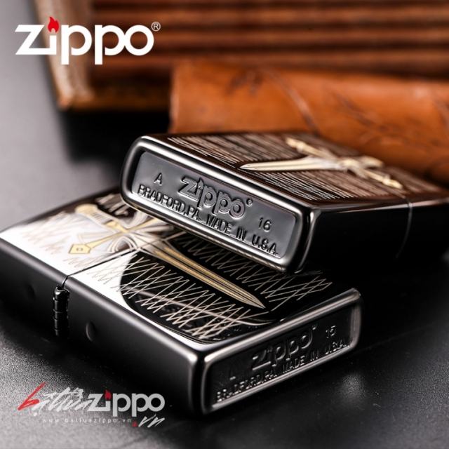 Bật lửa Zippo phiên bản thanh kiếm đen