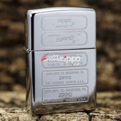 Bật lửa Zippo chính hãng 5 mộc đáy khắc chìm - Mã SP: ZPC1333