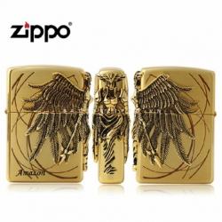Bật lửa Zippo chính hãng Amazons Angel Ares phiên bản vàng - Mã SP: ZPC0055