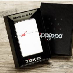 Bật lửa Zippo chĩnh hãng classic ZP 250 trơn trắng - Mã SP: ZPC0189