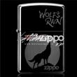 Bật lửa Zippo chính hãng đen Chó sói hú trong đêm