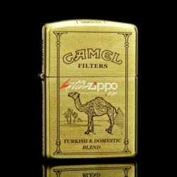 Bật lửa Zippo chính hãng đồng cổ điển CAMEL - Mã SP: ZPC0074