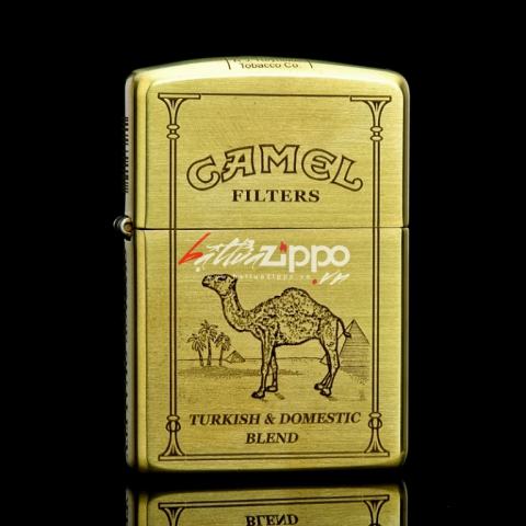 Bật lửa Zippo chính hãng đồng cổ điển CAMEL