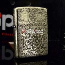 Bật lửa Zippo chính hãng đồng khắc kiếp luân hồi - Mã SP: ZPC0343