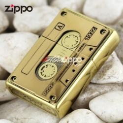 Bật lửa Zippo chính hãng Đồng nguyên khối phiên bản băng cassette 1932 - Mã SP: BL00450
