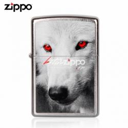 Bật lửa zippo chính hãng họa tiết mắt sói đỏ 2015 - Mã SP: ZPC0144