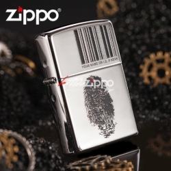 Bật lửa zippo chính hãng in hình dấu vân tay - Mã SP: ZPC0352