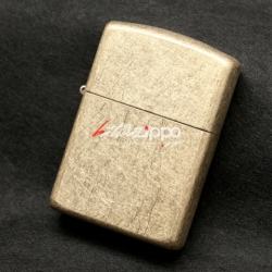 Bật lửa Zippo chính hãng mờ cát vàng xước - Mã SP: ZPC0205