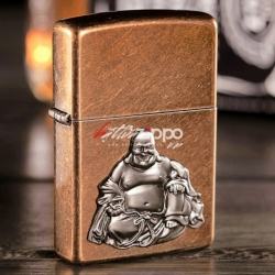 Bật lửa Zippo Chính Hãng Phật Di Lặc phiên bản giới hạn - Mã SP: ZPC1305