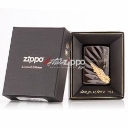 Bật lửa Zippo chính hãng phiên bản giới hạn màu đen Cánh thiên thần - Mã SP: ZPC0223