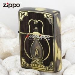Bật lửa Zippo chính hãng phiên bản màu gỗ In đèn - Mã SP: BL00443