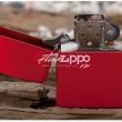 Bật Lửa Zippo Màu Đỏ Bạc Đô