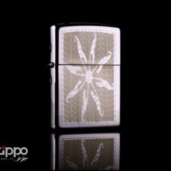 Bật lửa Zippo phiên bản bông hoa mặt trời - Mã SP: BL00689